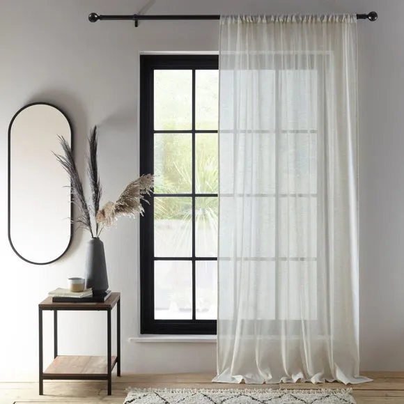 Marley Linen Slot Top Voile Panel 2