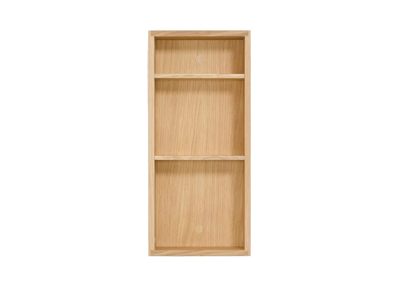 Wireworks Slimline 550 Box Shelf Natural Oak 1