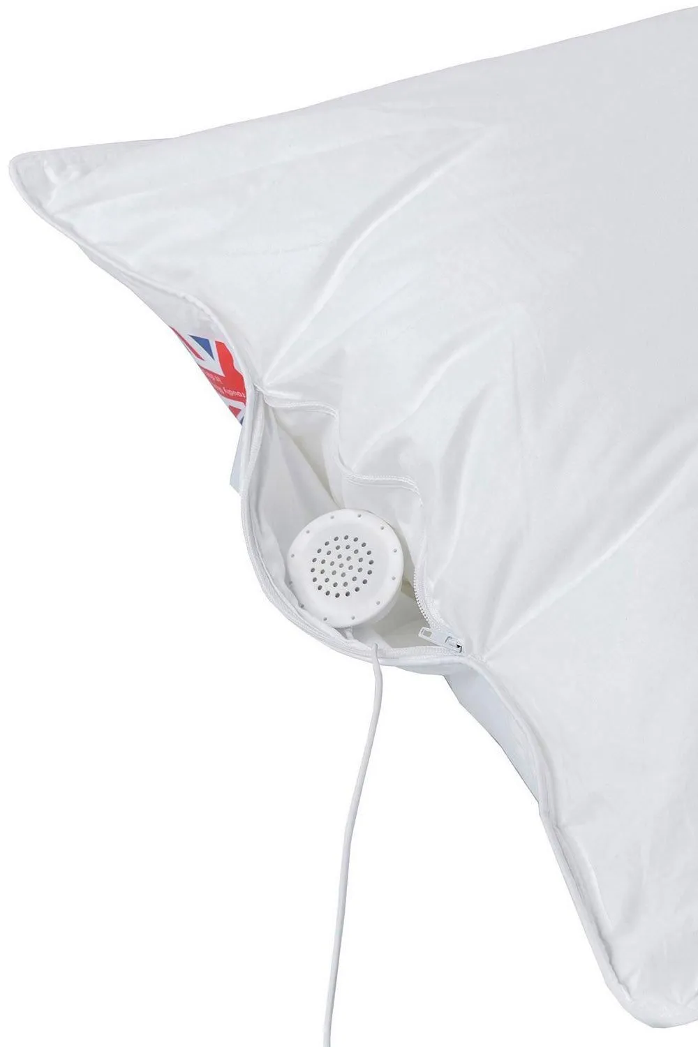 Homescapes Super Microfibre Music Pillow with Speakers - Medium/Firm in White 3