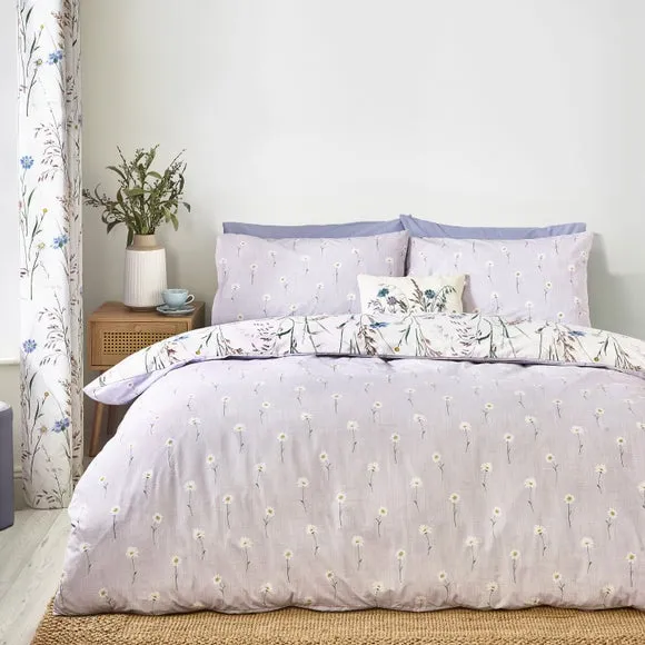 Catherine Lansfield Grasmere Floral Reversible Duvet Cover & Pillowcase Set 4