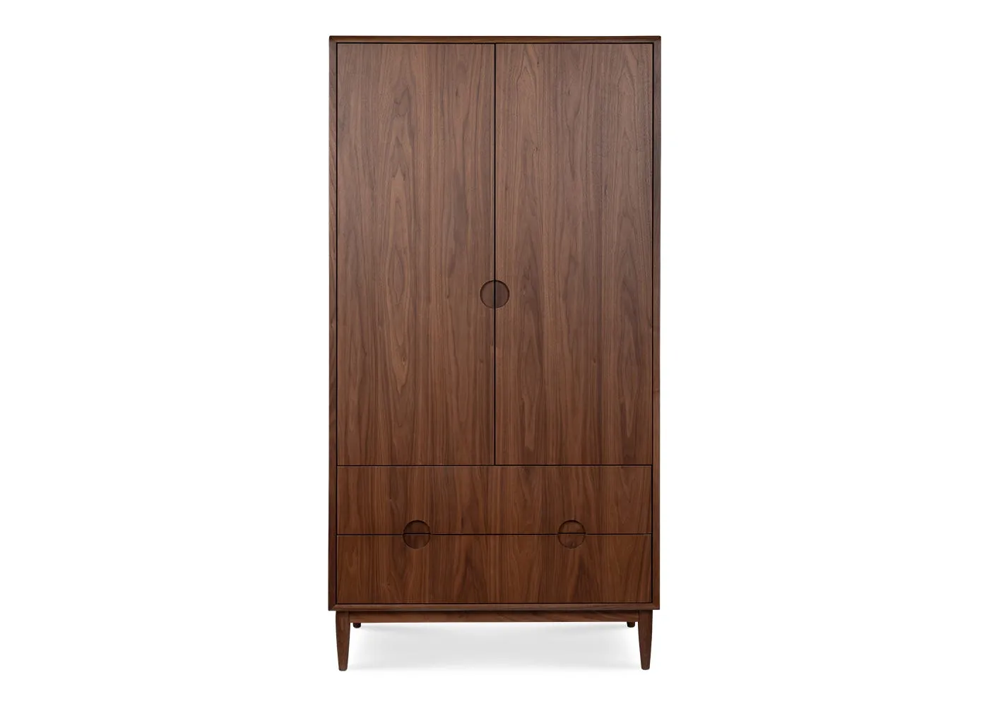 Heal's Amira Double Wardrobe in Walnut 1