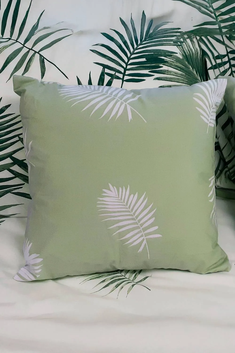 Martex Fern Cushion Cover Pair in Green 3