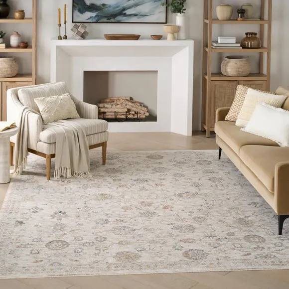 Nourison Antique Fusion Vintage Floral Rug 1