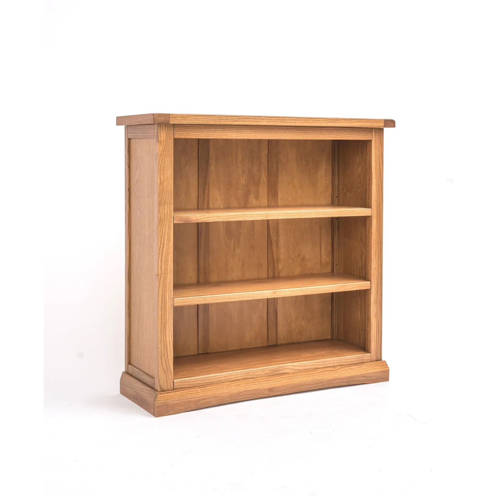Cabinet Bits Bookcase with plinth 90x90x30cm in Light Brown 2