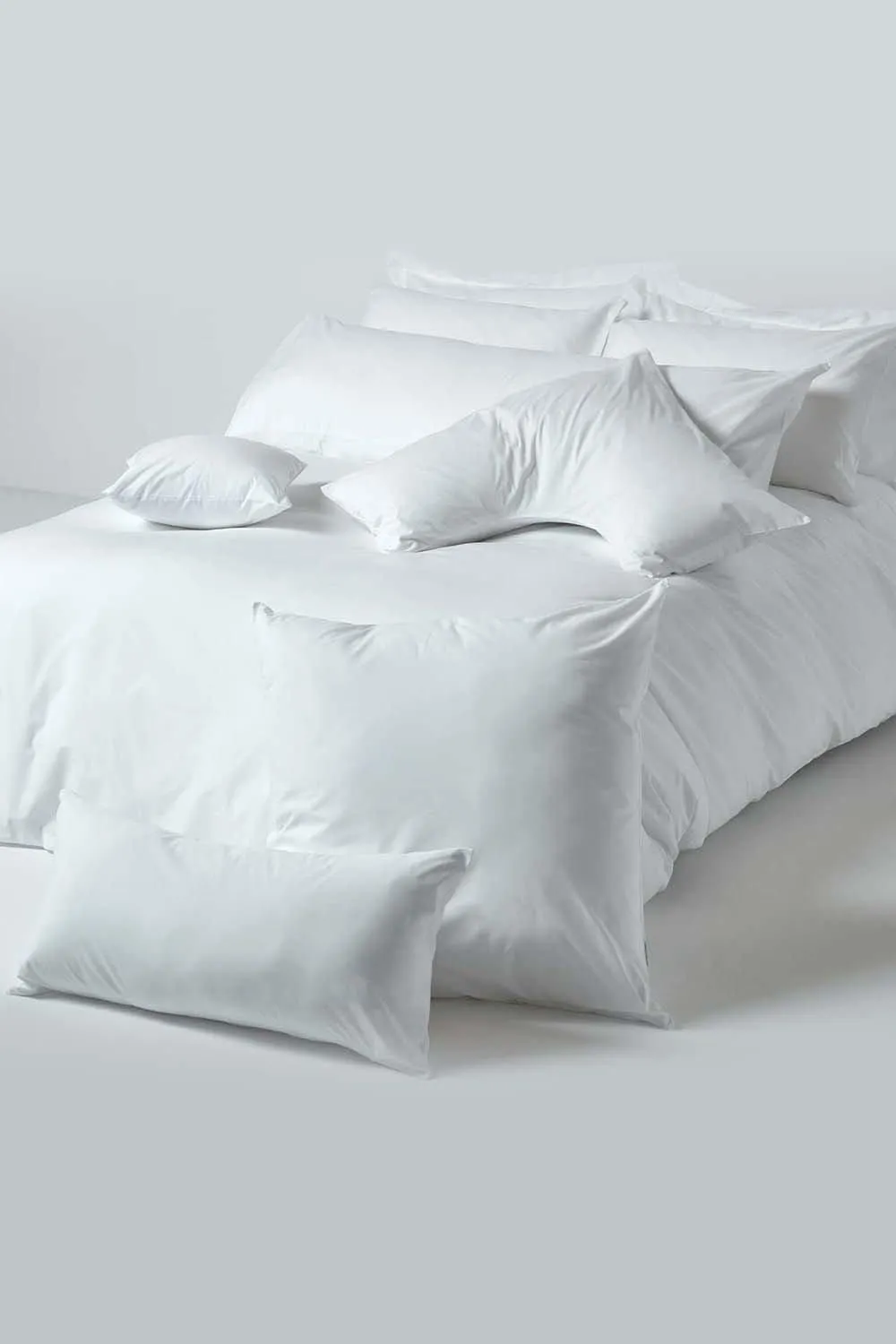 Homescapes Egyptian Cotton Oxford Pillowcase 200 TC, King Size in White 5