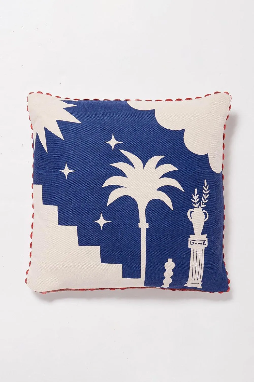 Grecian Print Cushion