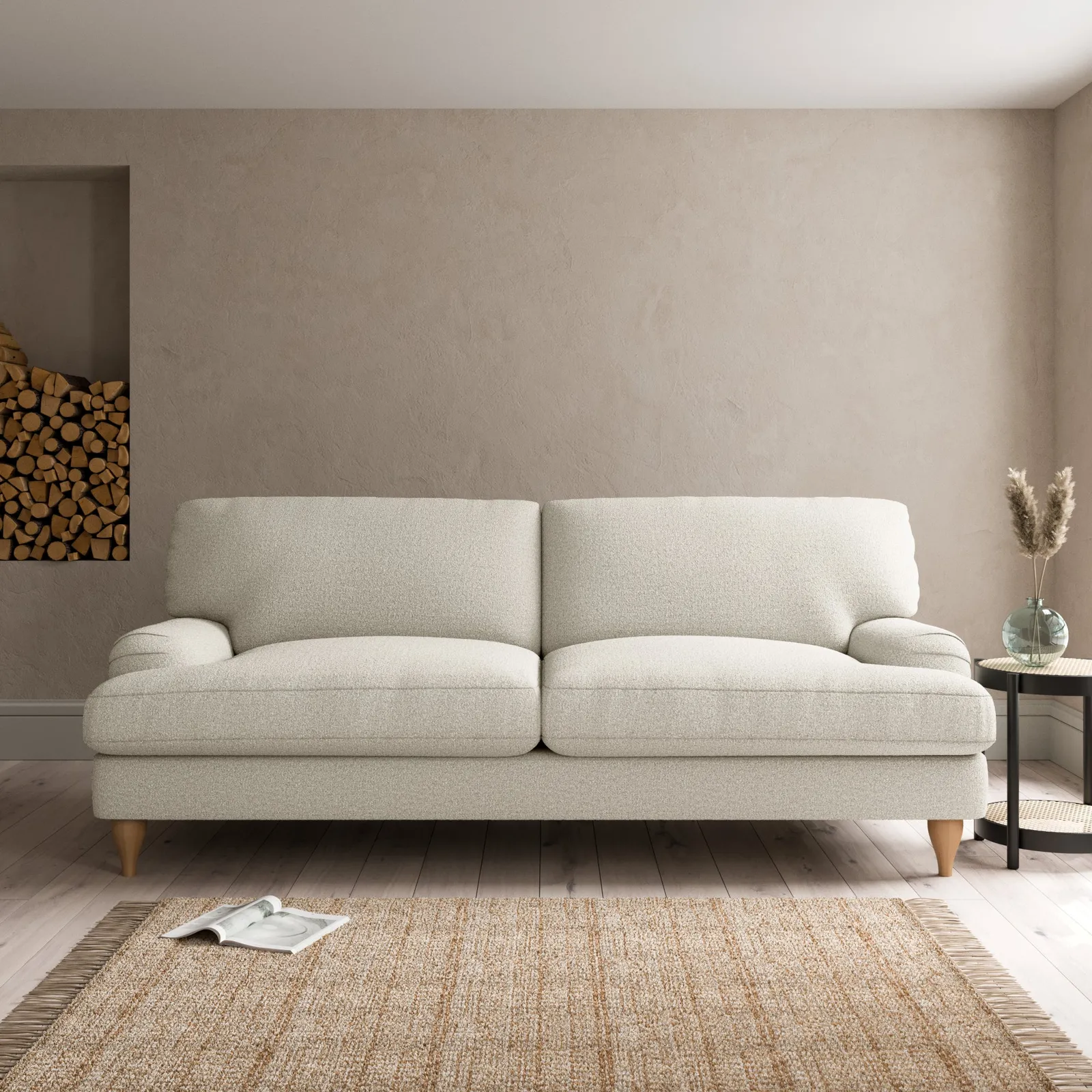 Darwin Cosy Marl 4 Seater Sofa Cosy Marl Chateau Grey