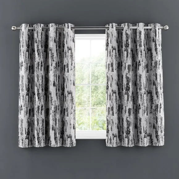 Abstract Global Eyelet Curtains (Blackout Available) 5