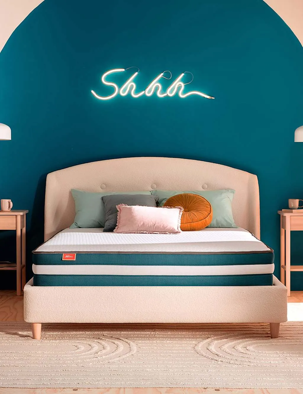 Silentnight 1000 Pocket Spring Gel Medium Soft Mattress White Mix