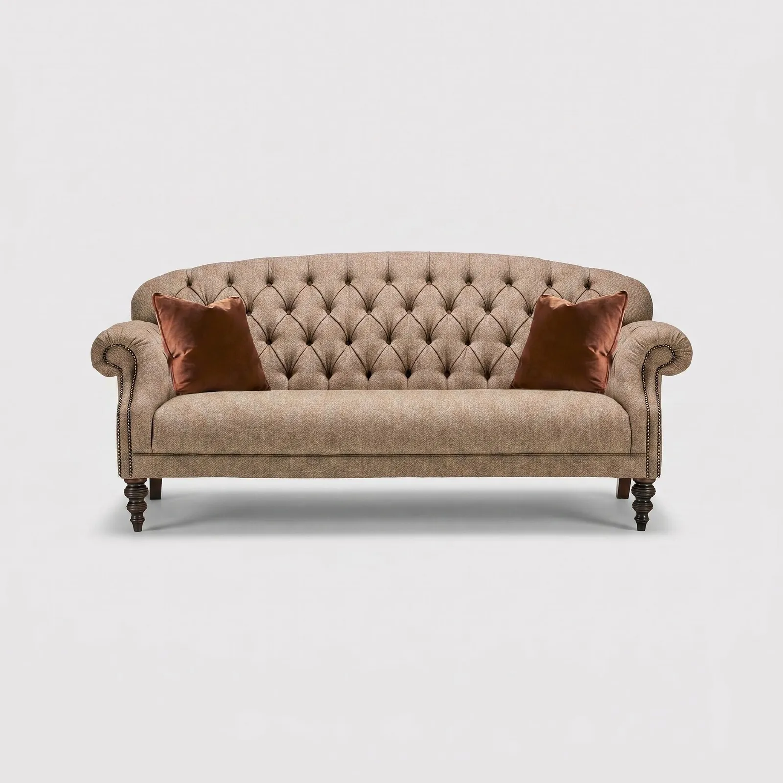 Tetrad Arbroath Grand Sofa, Brown Fabric | Barker & Stonehouse