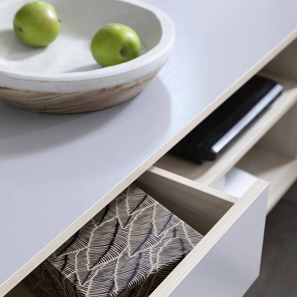 Nöa and Nani Järstorp TV Unit in Grey & Oak Finish 5