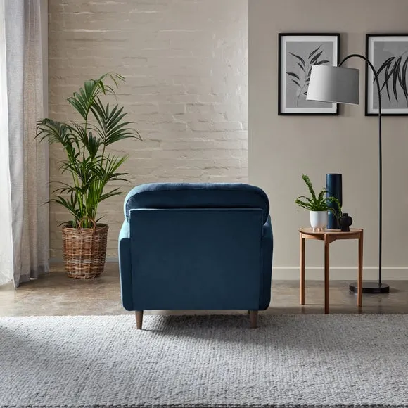 Sven Opulent Velvet Snuggle Chair 6
