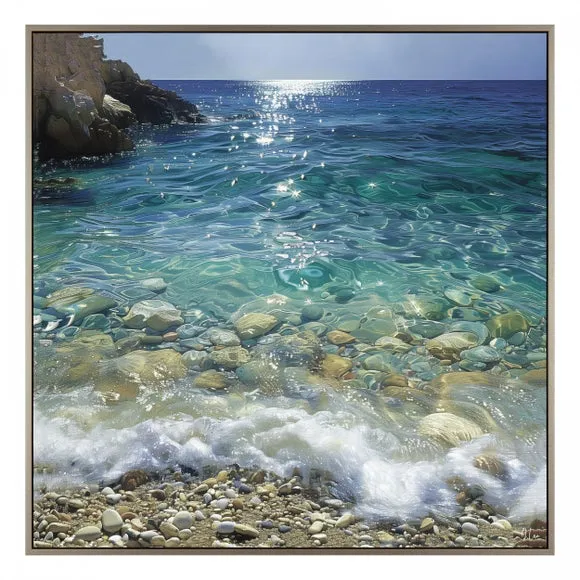 Cedar & Sage Crystal Waters Framed Canvas 5