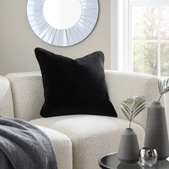 Clara Cotton Velvet Square Cushion 1
