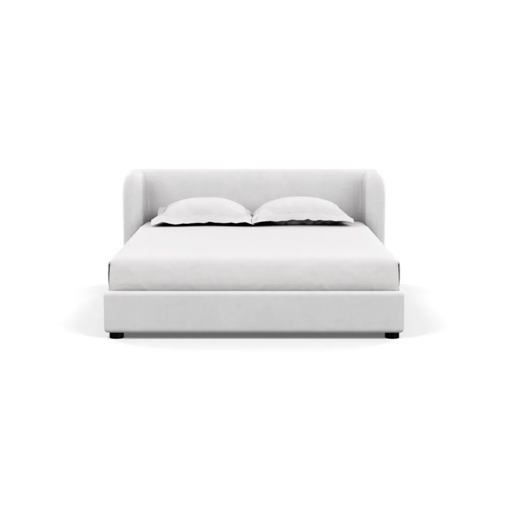 Heal's Group Bed King Capelo Linen-Cotton Snow Drop