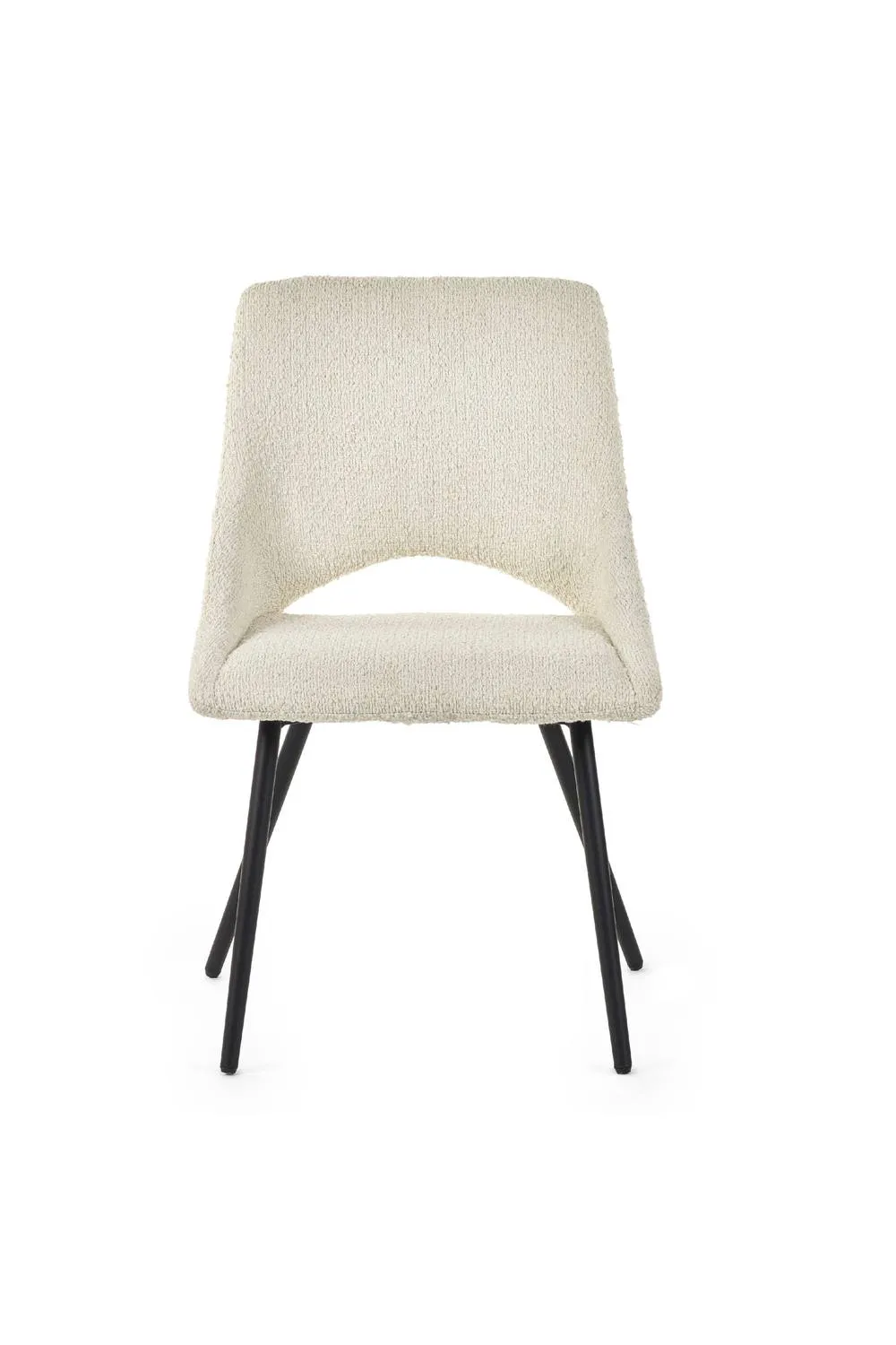 Julian Bowen Iris Upholstered Dining Chair (Set of 2) in Ivory 5