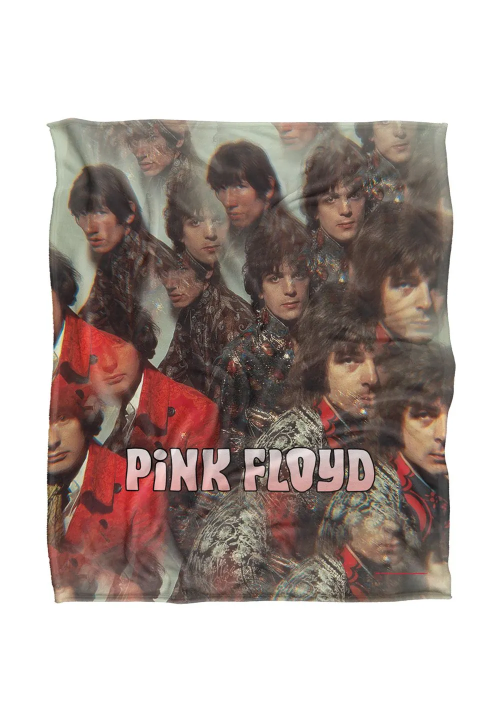 Pink Floyd The Piper At The Gates of Dawn Silky Touch Super Soft Throw Blanket 152 X 127 cm in White