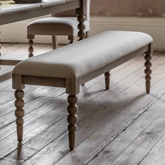 Cedar and Sage Boden 2 Seater Dining Bench