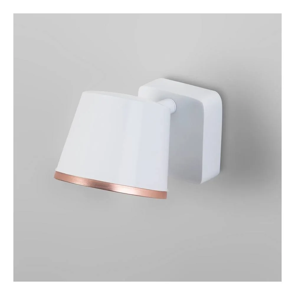 Netlighting Drone Integrated LED Indoor Dome Wall Ceiling Light White Copper 4