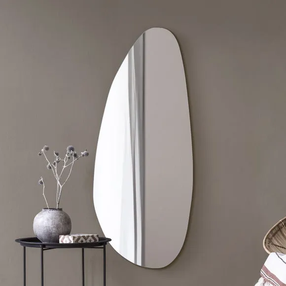 Lacuna Frameless Smooth Pond Full Length Wall Mirror 1