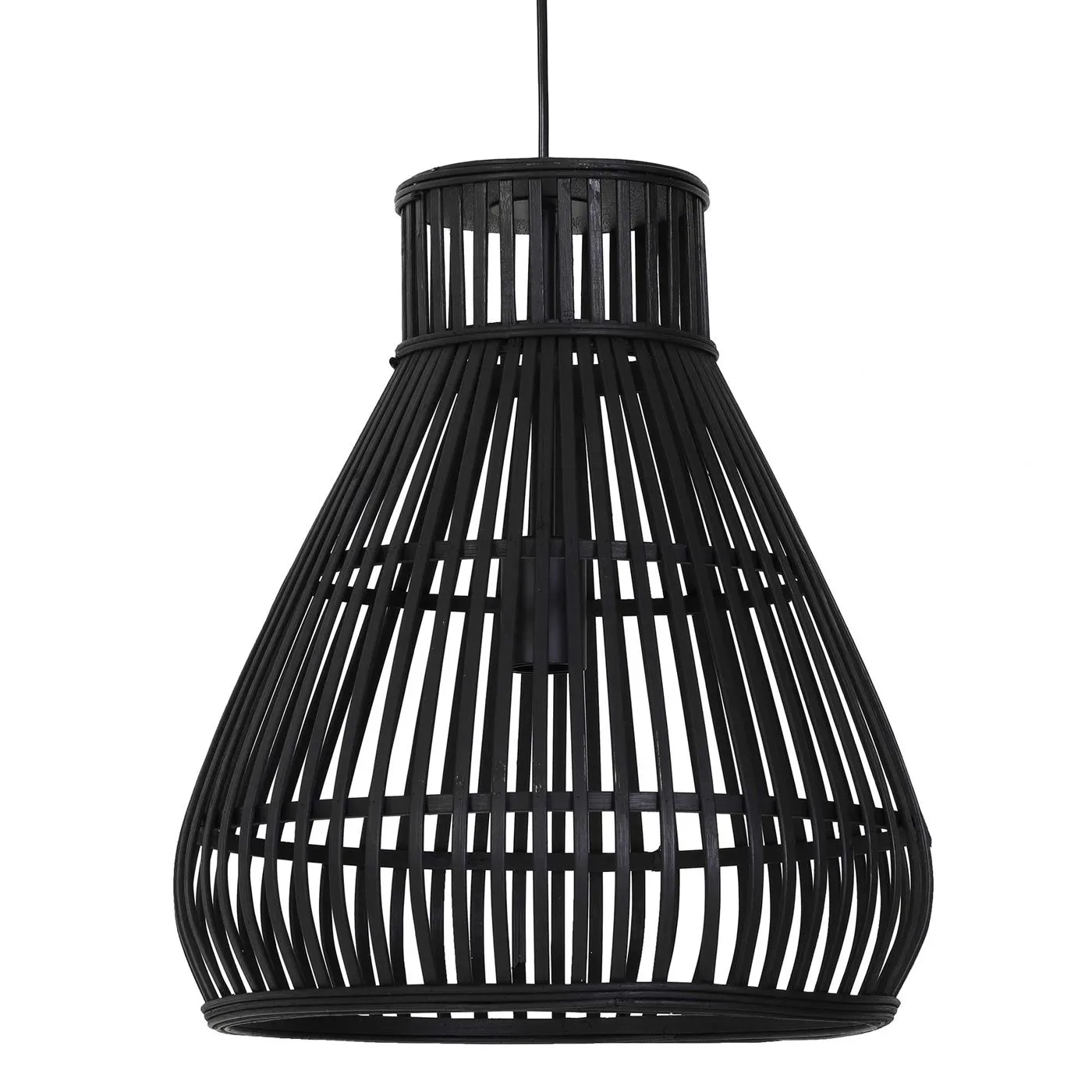 Rattan Pendant, Black