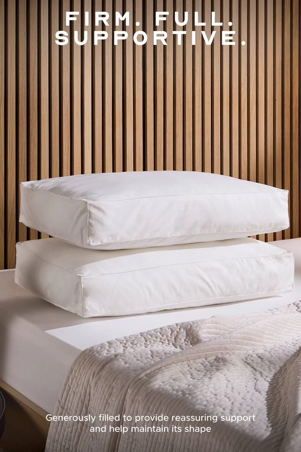 Snuggledown Anti Allergy Hotel Side Sleeper Firm Pillow in White 5
