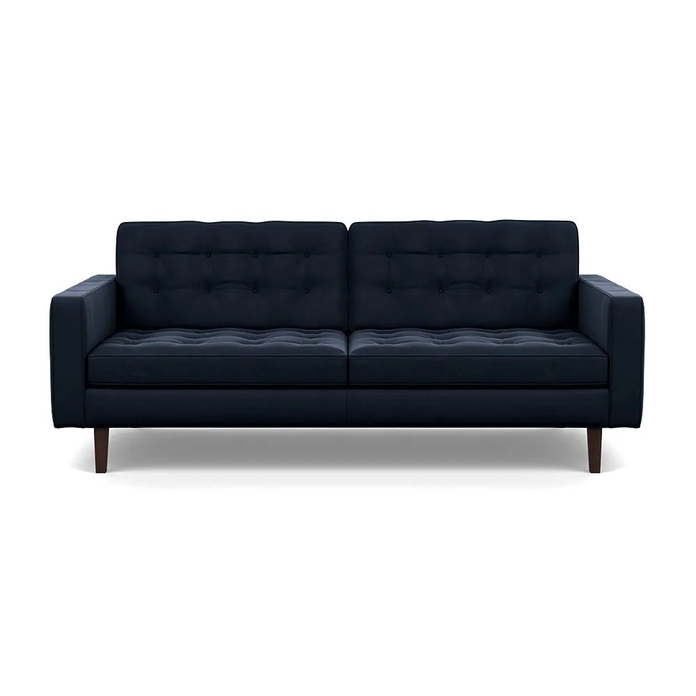 Heal's Hepburn 3 Seater Nobilis Velvet Night Wenge Feet 1