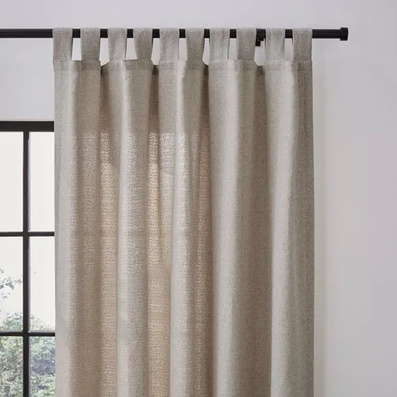 Bondi Unlined Tab Top Curtains 1