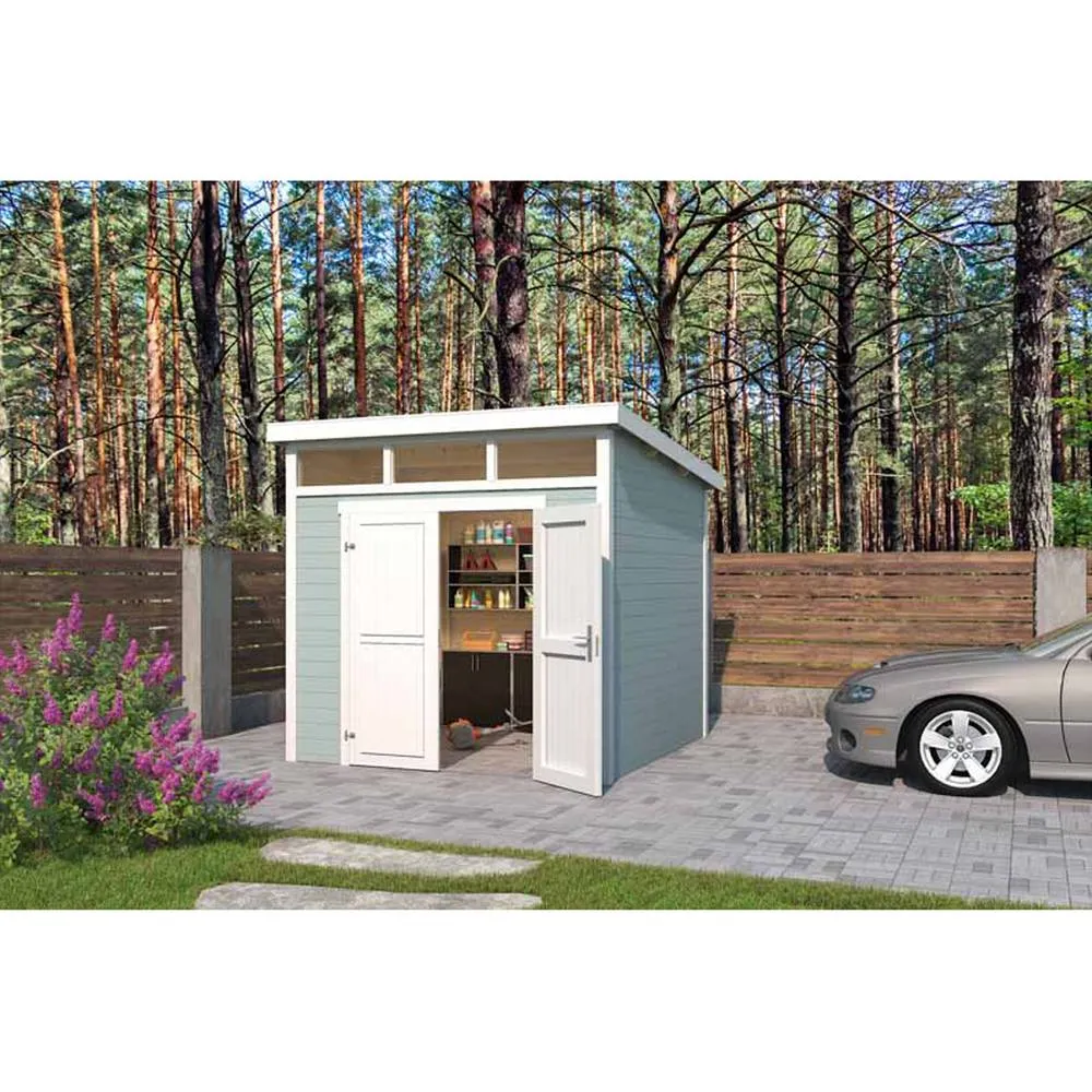 Lasita Maja Ltd Kibo 3-Log Cabin, Garden Room, Home Office - L270xW274.1xH245.1 cm in Natural 5