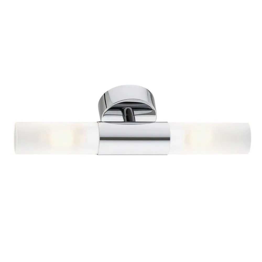 Netlighting Taylor Up & Down Wall Lamp Frosted Chrome in Grey 2