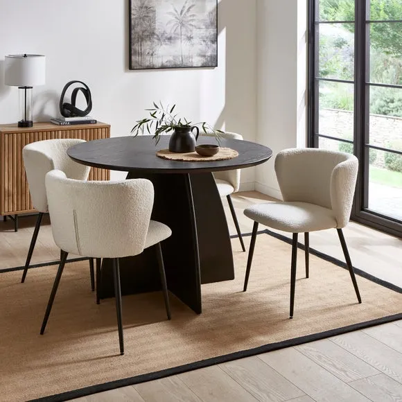 Mandy Dining Chair, Boucle 2