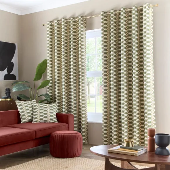 Avis Stripe Square Cushion 2