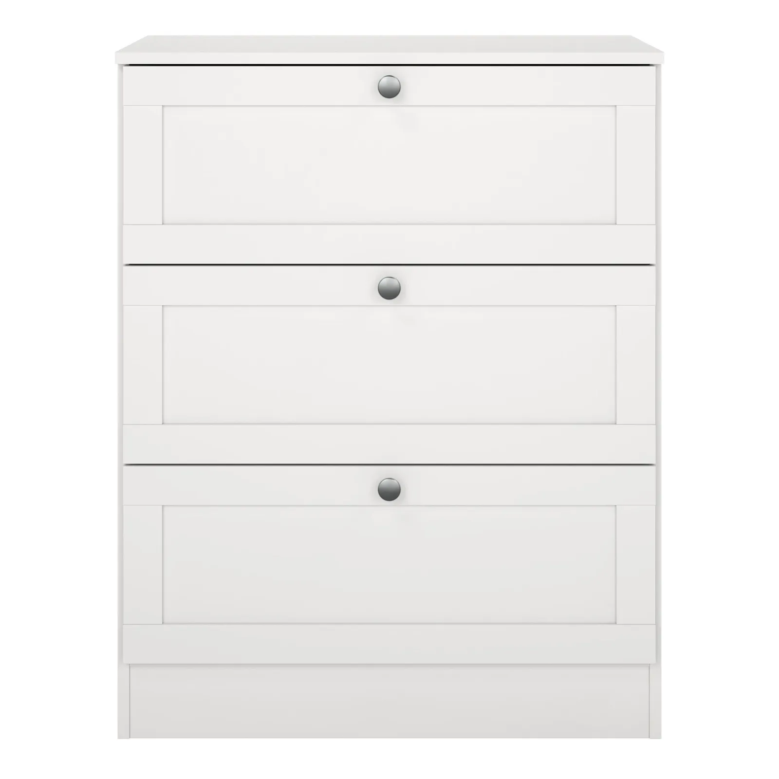 Furniture To Go Brande Chest with 3 Frame Drawers in White 2