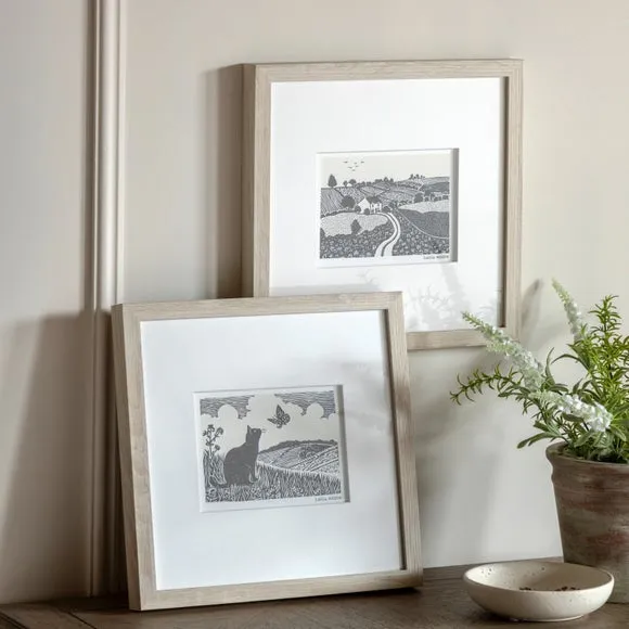 Cedar and Sage Set of 2 Countryside Living Typography Framed Prints