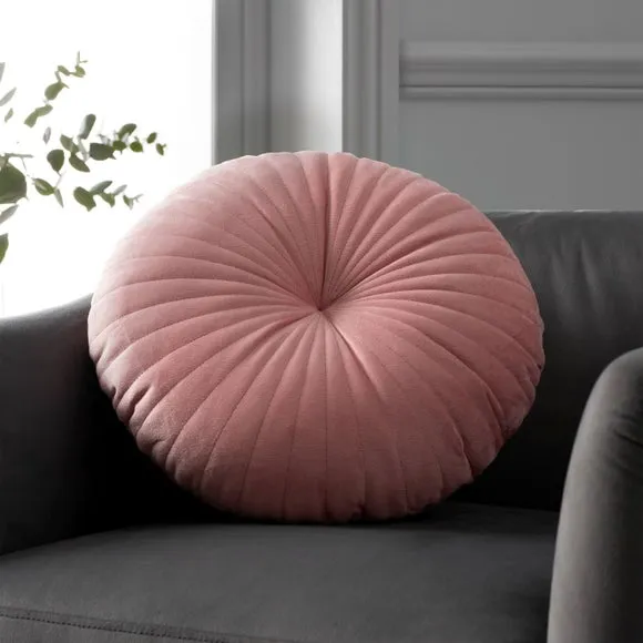 Catherine Lansfield Stitch Detail Round Cushion