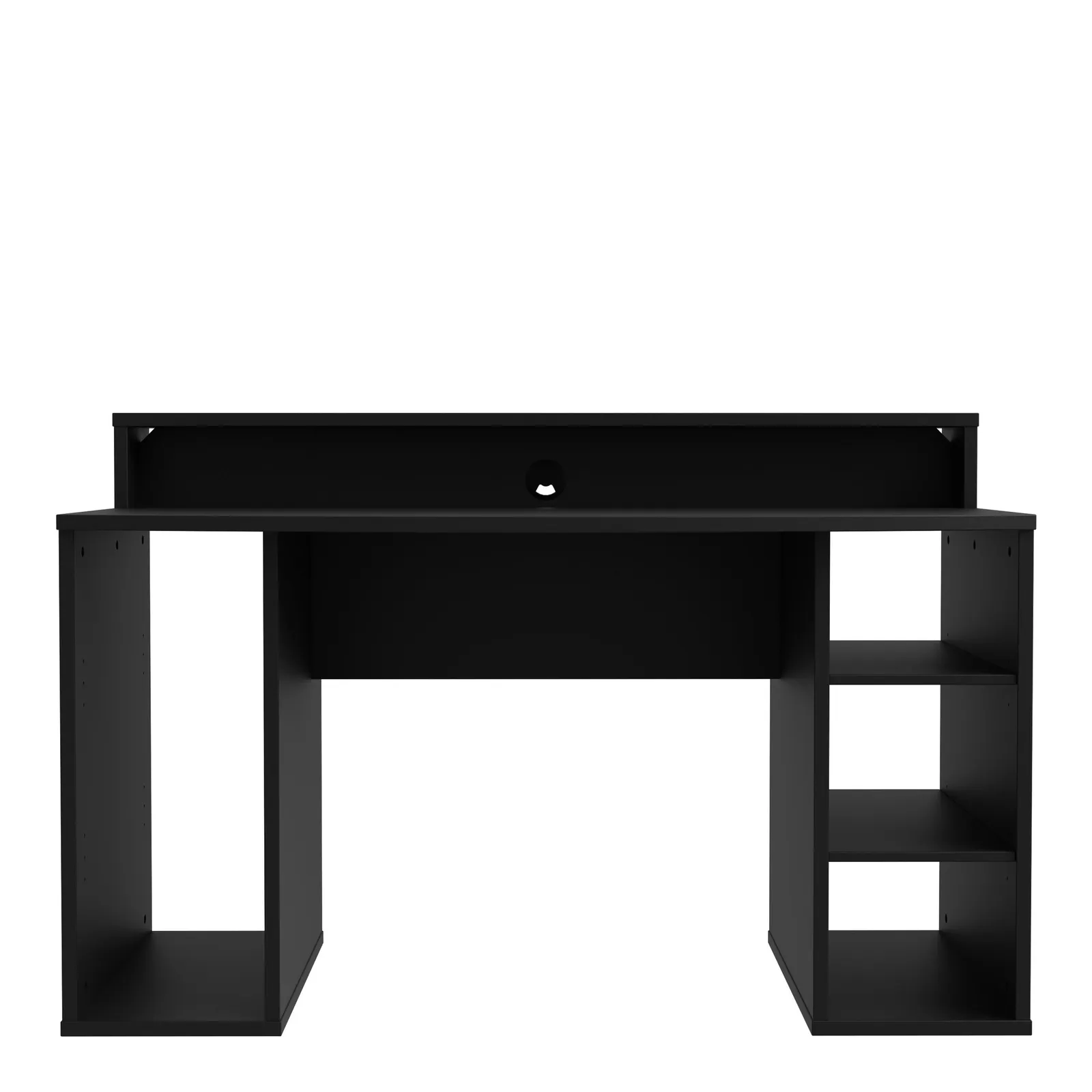 Furniture To Go Loadout Black Gaming Desk with Colour Changing LED 2
