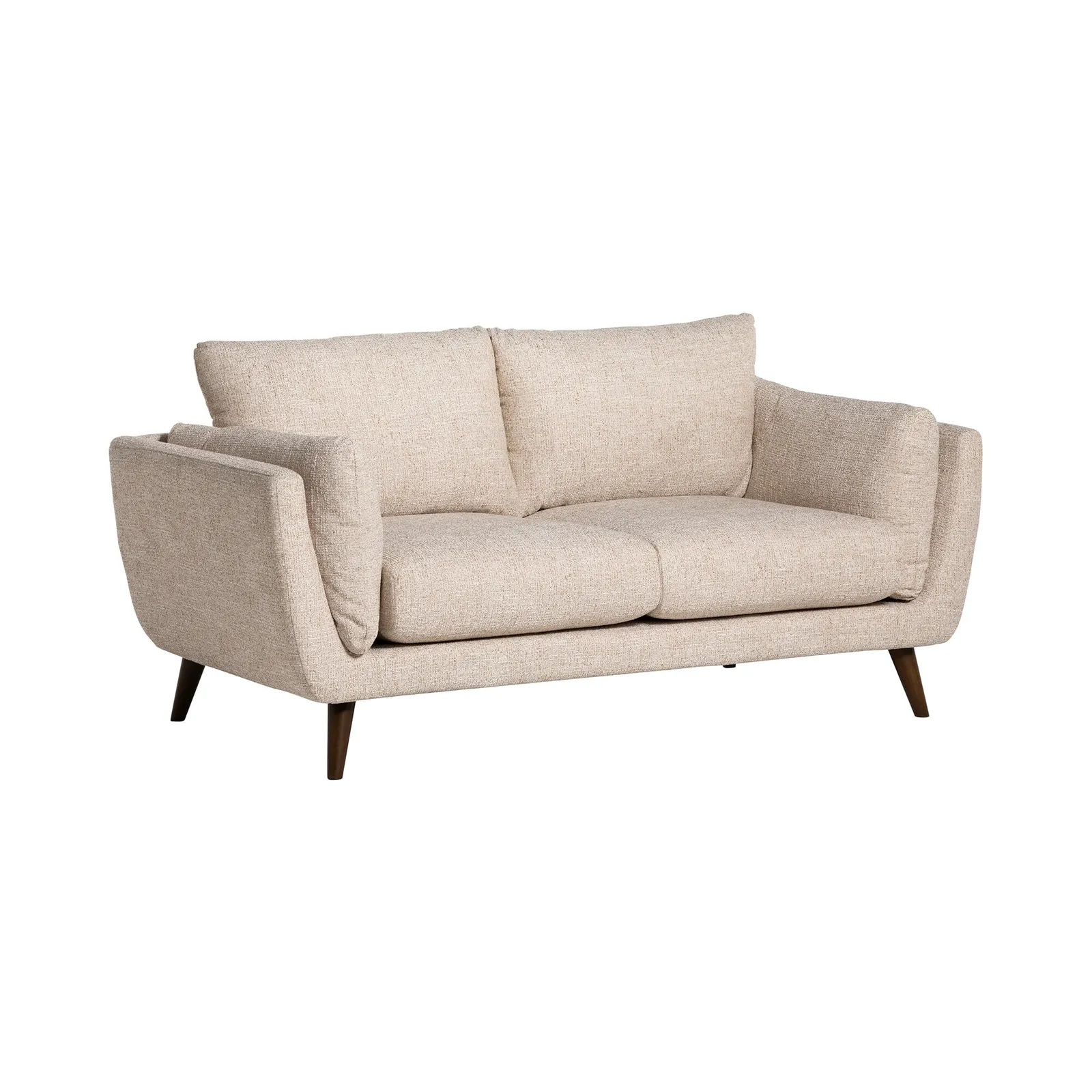 Malmo 2 Seater Sofa, White Fabric | Barker & Stonehouse 3