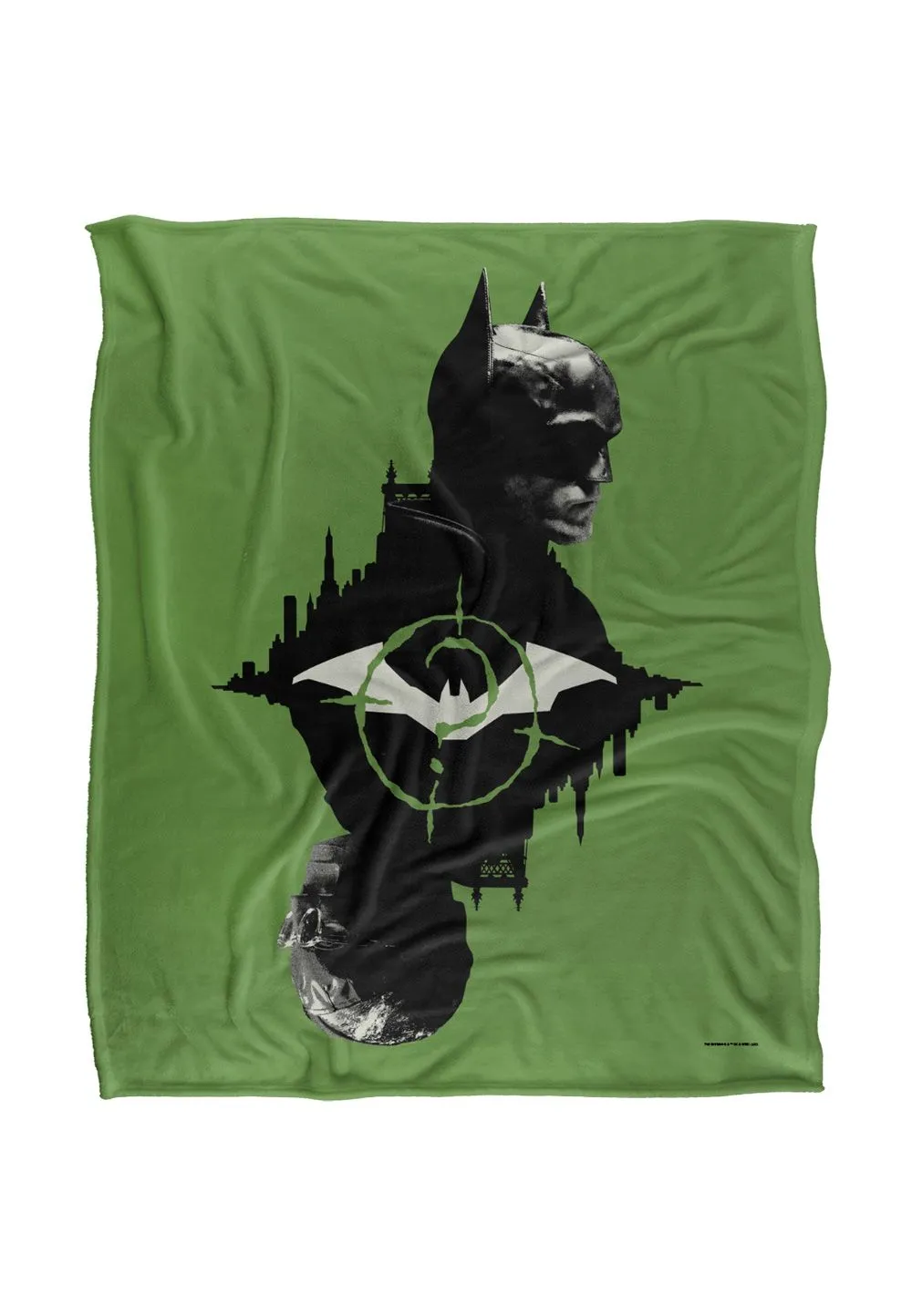 Batman The (2022) Blanket, The & The Riddler Mirrored Silky Touch Super Soft Throw Blanket 152x127 cm in White