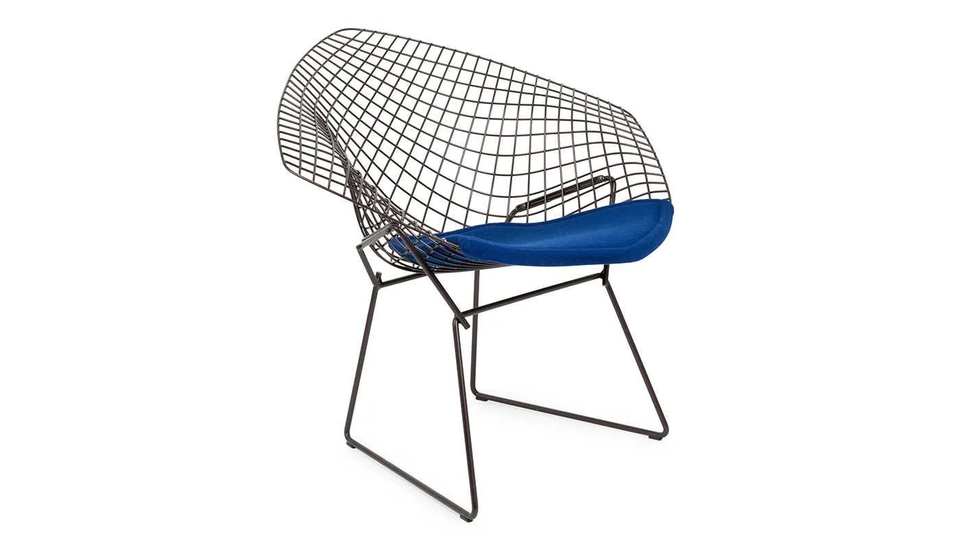 Knoll Bertoia Diamond Armchair Bronze Base Tonus 4 210