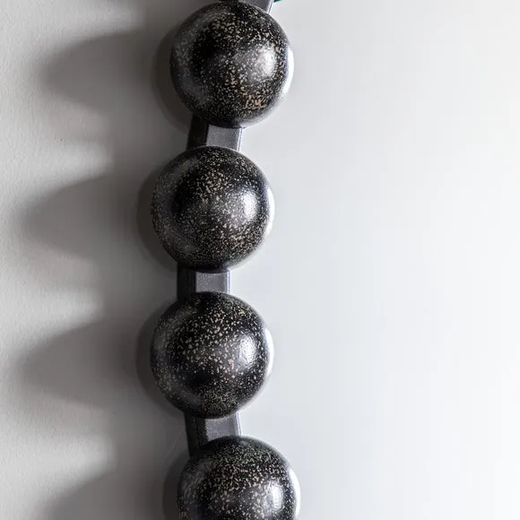 Annadel Beaded Round Wall Mirror 2
