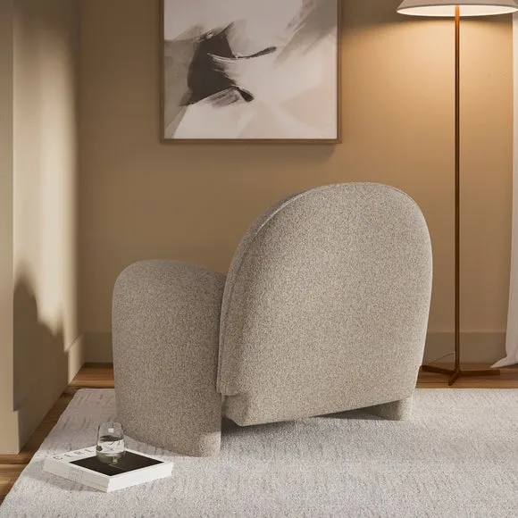 Twila Speckled Boucle Accent Chair 2