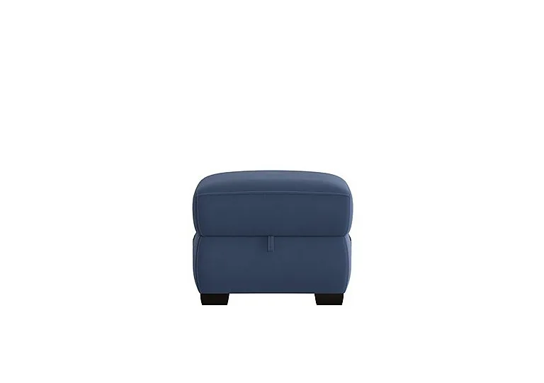Starlight Express Fabric Storage Footstool - Blue