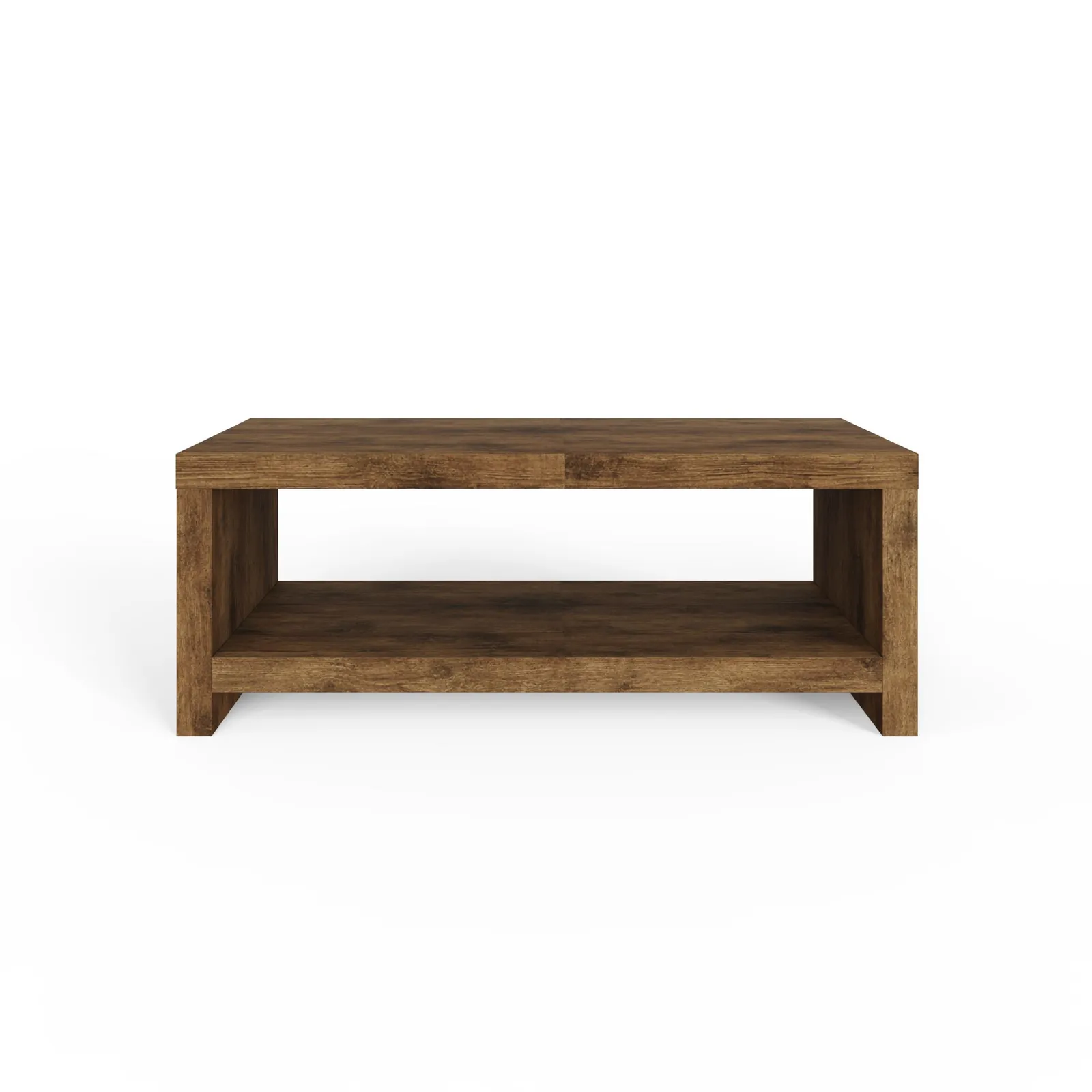 GFW Jakarta Coffee Table with Shelf in Brown 4