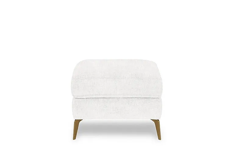 Eclipse Fabric Footstool - Frost