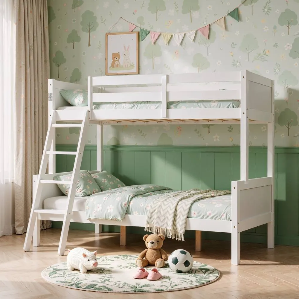 Comfy Living Ltd Enmore Triple Bunk bed in White 1