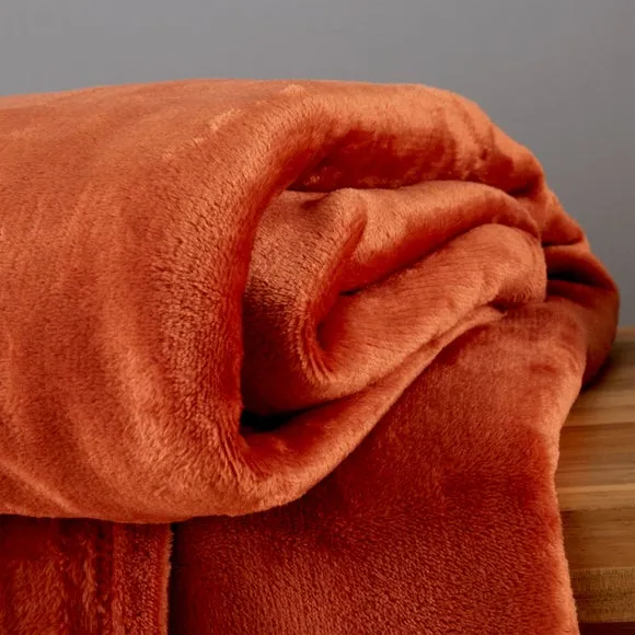 Catherine Lansfield Raschel Velvet Touch Throw Blanket 200cm x 240cm 2