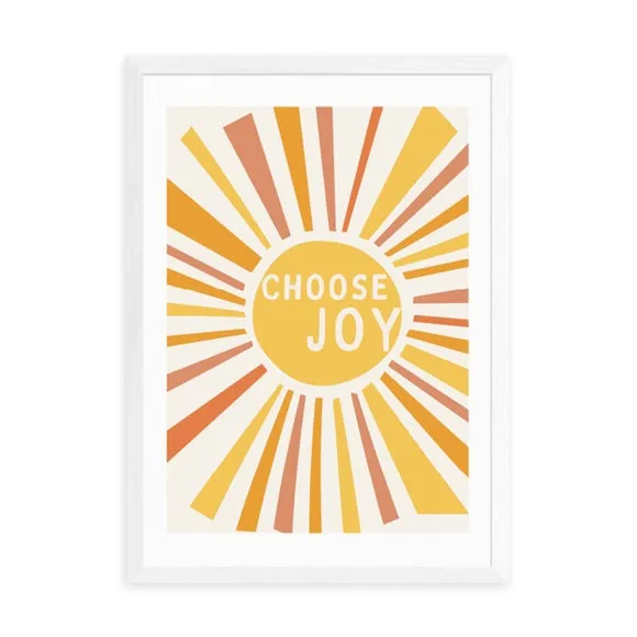 East End Prints Choose Joy Print by Sisi and Seb 2