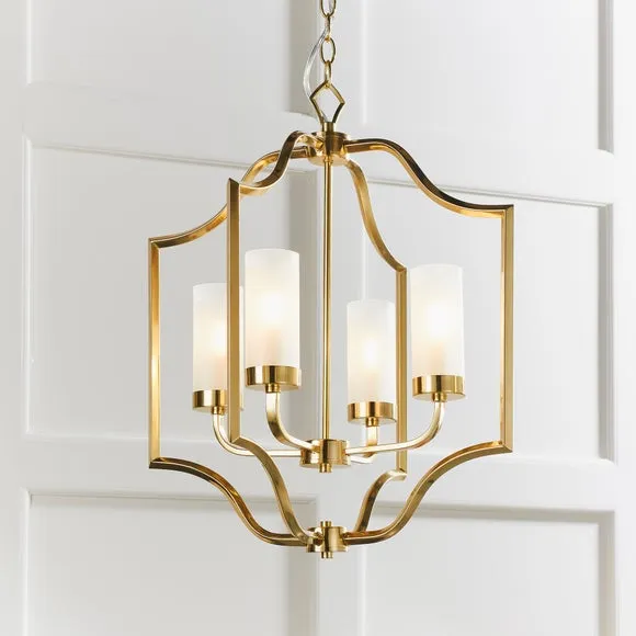 Vogue Edrea Brass 4 Light Ceiling Light 3