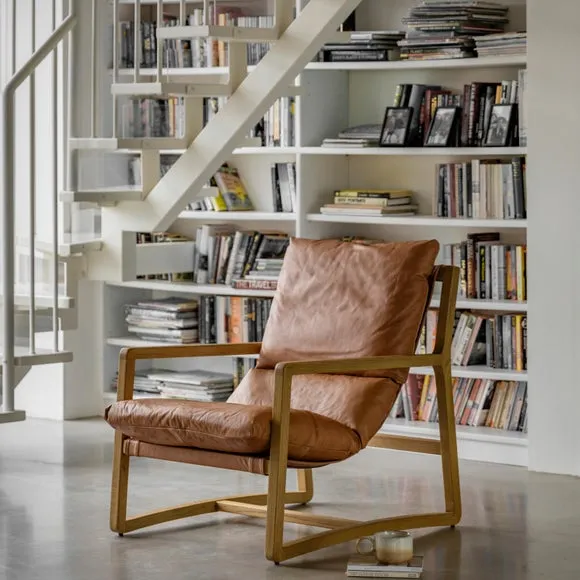 Davis Leather Lounge Chair 2