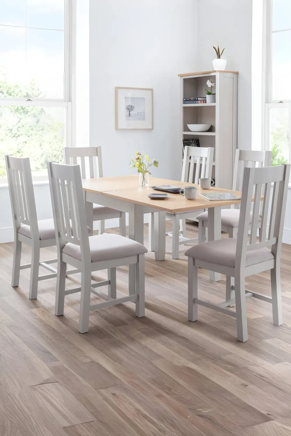 Julian Bowen Richmond Dining Chair (Set of 2) in Light Grey 2